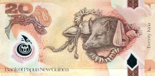 P49 Papua New Guinea 20 Kina Year 2015 (Comm.)